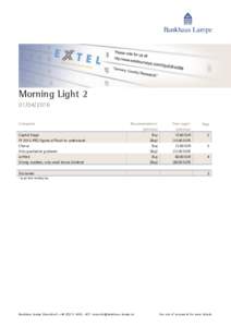 Morning LightCompanies Capital Stage FY 2015 IFRS figures difficult to understand Chorus