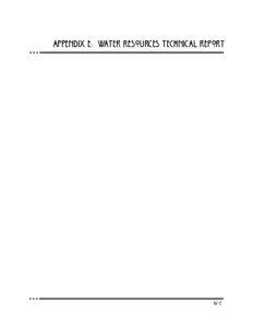 Appendix E: Water Resources Technical Report  IV-E