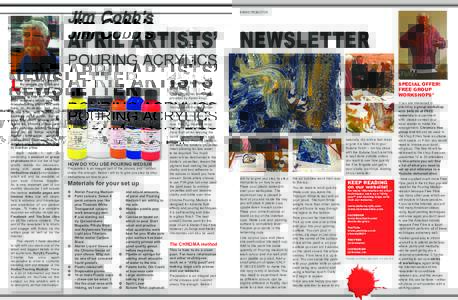 Jim Cobb’s  BRAND PROMOTION APRIL ARTISTS’