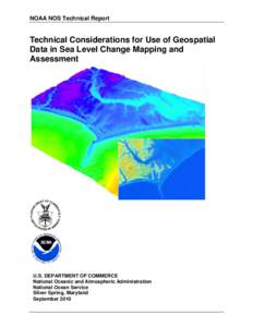 NOAA NOS Technical Report  Technical Considerations for Use of Geospatial Data in Sea Level Change Mapping and Assessment