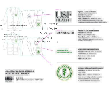 USF Health Lab Coat Standards