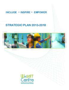 INCLUDE º INSPIRE º EMPOWER  STRATEGIC PLAN INCLUDE ◦ INSPIRE ◦ EMPOWER