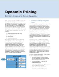 Dynamic Pricing white paper