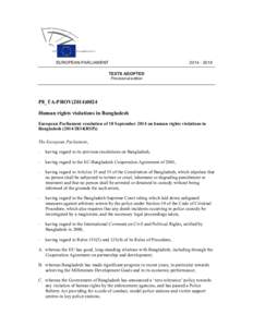 [removed]EUROPEAN PARLIAMENT TEXTS ADOPTED Provisional edition