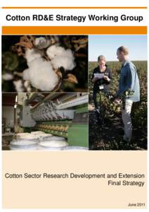 Microsoft Word - Cotton Sector RD&E Strategy June 2011.doc
