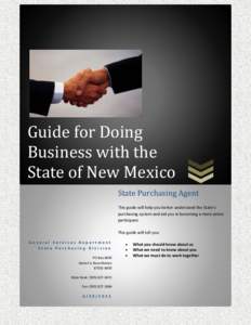 Guide for Doing Business with the State of New Mexico