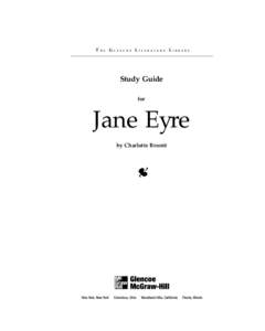 THE GLENCOE LITERATURE LIBRARY  Study Guide for  Jane Eyre
