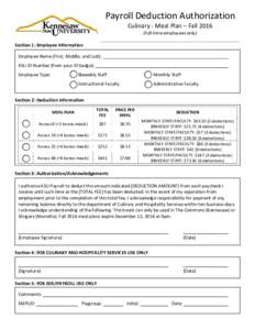 Microsoft Word - Meal Plan Deduction Form