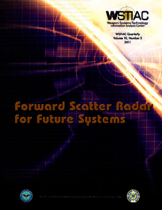 WSTIAC Quarterly, Vol 10, No. 3 - Forward Scatter Radar for Future Systems