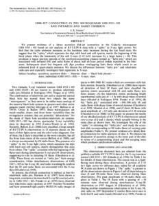 THE ASTROPHYSICAL JOURNAL, 548 : 876È882, 2001 FebruaryThe American Astronomical Society. All rights reserved. Printed in U.S.A. DISK-JET CONNECTION IN THE MICROQUASAR GRSAND INFRARED AND RADIO EMI