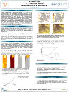 ADVANCES IN CFD FOREST MODELING IN WIND RESOURCE ASESSMENT PO. ID 207