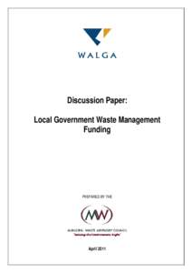 Microsoft Word - Local Government Waste Funding Discussion Paper FINAL