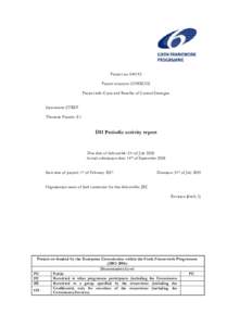 Microsoft Word - D11 Periodic activity report.doc