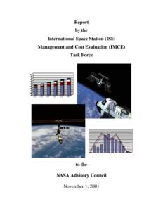 Report by the International Space Station (ISS) Management and Cost Evaluation (IMCE) Task Force
