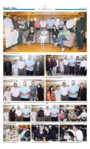 W H AT ’ S O N  SUNDAY, JULY 20, 2014 A group photo of the Kuwait Times staff.