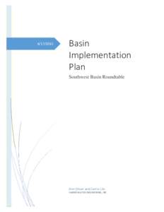 Basin Implementation Plan Southwest Basin Roundtable