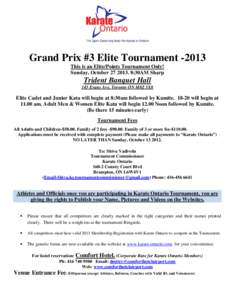 Microsoft Word - GP#3 Oct 2013 TOURNAMENT APPLICATION AND Waiver