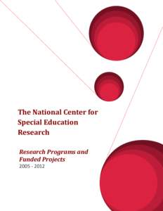 NCSER Research Programs and Funded Projects[removed]