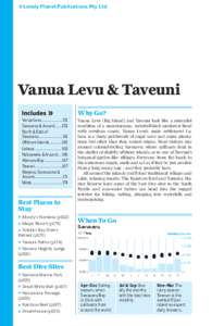 ©Lonely Planet Publications Pty Ltd  Vanua Levu & Taveuni Why Go? Vanua Levu .................... 151 Savusavu & Around
