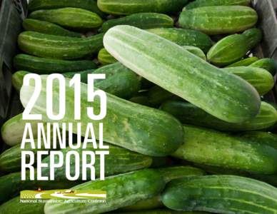 2015 ANNUAL REPORT PHOTO © USDA