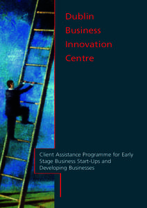 Dublin Business Innovation Centre  Client Assistance Programme for Early