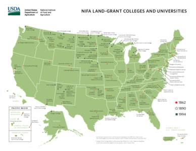 NIFA LAND-GRANT COLLEGES AND UNIVERSITIES