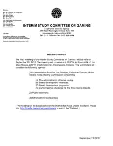 Members Rep. Terry Goodin, Co-Chairperson Rep. Terri Austin Rep. Gail Riecken Rep. Robert Cherry Rep. Sean Eberhart