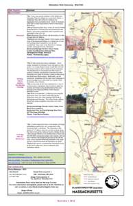 Blackstone River Greenway - Bike Path State/ Segment Comment  Massachusetts