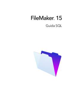 Guida SQL di FileMaker 15