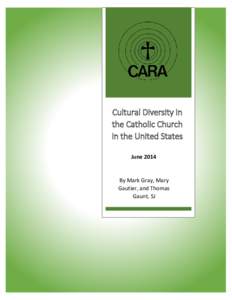Cultural Diversity in the Catholic Church in the United States
