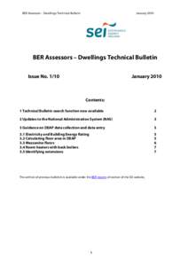 Microsoft Word - BER Technical Bulletin - January 2010_2.doc
