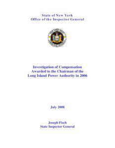 State of New York Office of the Inspector General