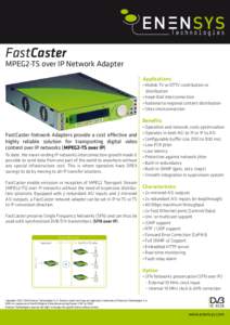 ENENSYS_FastCaster_Datasheet - copie