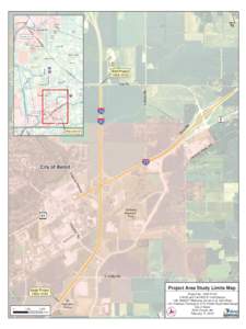 IProject, South segment (Illinois state line - County O), map - I-43/WIS 81 interchange public hearing, project location map - February 11, 2015