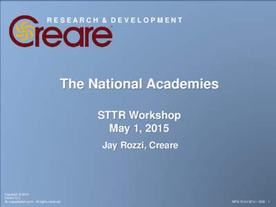 RESEARCH & DEVELOPMENT  The Academies Click National to edit Master