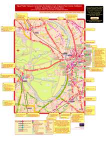 Map of Public Transport Connections for Hampton Court, Kingston (Town Centre), Teddington, Surbiton, Hampton Wick & Thames Ditton Do you like my maps? Please consider making a donation.