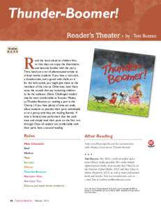 Thunder-Boomer! Reader’s Theater • by | Toni Buzzeo  Grades