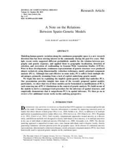 Genetics / Covariance and correlation / Multivariate statistics / Population genetics / Dimension reduction / Principal component analysis / Genetic variance / Covariance / Genome-wide association study / Single-nucleotide polymorphism / Imputation / Eigenvalues and eigenvectors