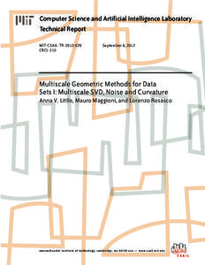 Computer Science and Artificial Intelligence Laboratory Technical Report MIT-CSAIL-TR[removed]CBCL-310  September 8, 2012