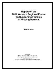 Microsoft Word - Report on the 2011 Western Regional Forum Report - Final.doc