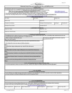 Page 1 of 2  Financials Access Form for PeopleSoft (PS), ePro, and OwlPay access 1. INSTRUCTIONS A. Complete the entire form and provide Employee, Department Head, and Supervisor signatures. B. Scan signed form, save as 