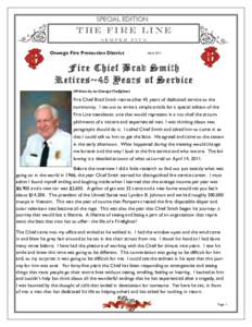 SPECIAL EDITION  The Fire Line Semper Pius  Oswego Fire Protection District