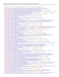 This XML file does not appear to have any style information associated with it. The document tree is shown below.  <!‐‐ Generated by EDGARfilings PROfile  Copyright 1995 ‐ 2015 S