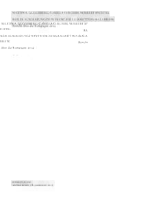 MARTIN A. GUGGISBERG, CAMILLA COLOMBI, NORBERT SPICHTIG BASLER AUSGRABUNGEN IN FRANCAVILLA MARITTIMA (KALABRIEN) Bericht über die Kampagneseparatum aus