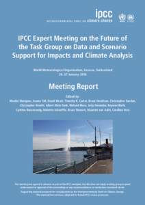 IPCC Expert meeting report on the Future of TGICA
