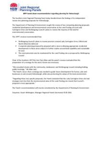Department draftJRPP Helensburgh recommendation 3007v2