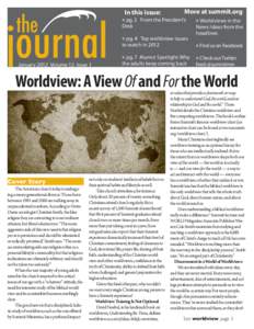 the  journal January 2012 Volume 12 Issue 1  More at summit.org