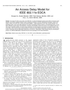 IEEE 802.11e-2005 / DCF Interframe Space / Anglo-Saxon runes / Standard deviation / Statistics / Ethernet / Exponential backoff