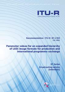 Recommendation ITU-R BT[removed])