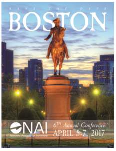 6th Annual Conference Tentative Agenda Wednesday, April 5, 2017: ISSUES RELATING TO PUBLIC POLICY Event Location and Meeting Hotel: Boston Marriott Long Wharf, 296 State St, Boston, MA:00 – 9:00 AM  Networking